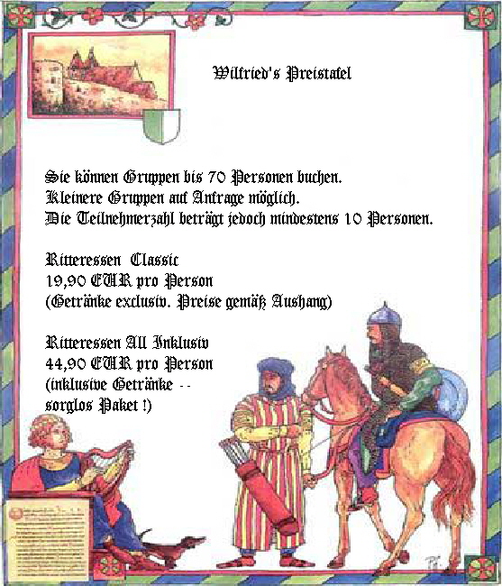 Preistafel